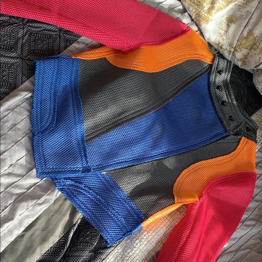 Multi Color Mesh Spring Jacket - image 1